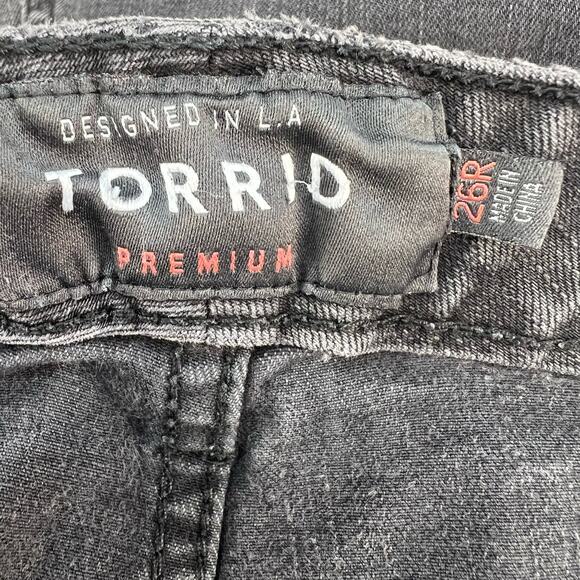 Torrid Jeans Women's 26 R Black High Rise Curvy Premium Stretch Normcore - Picture 10 of 13